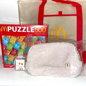 McDonald's Merch Bundle Set Puzzle Fanny Pack Tote